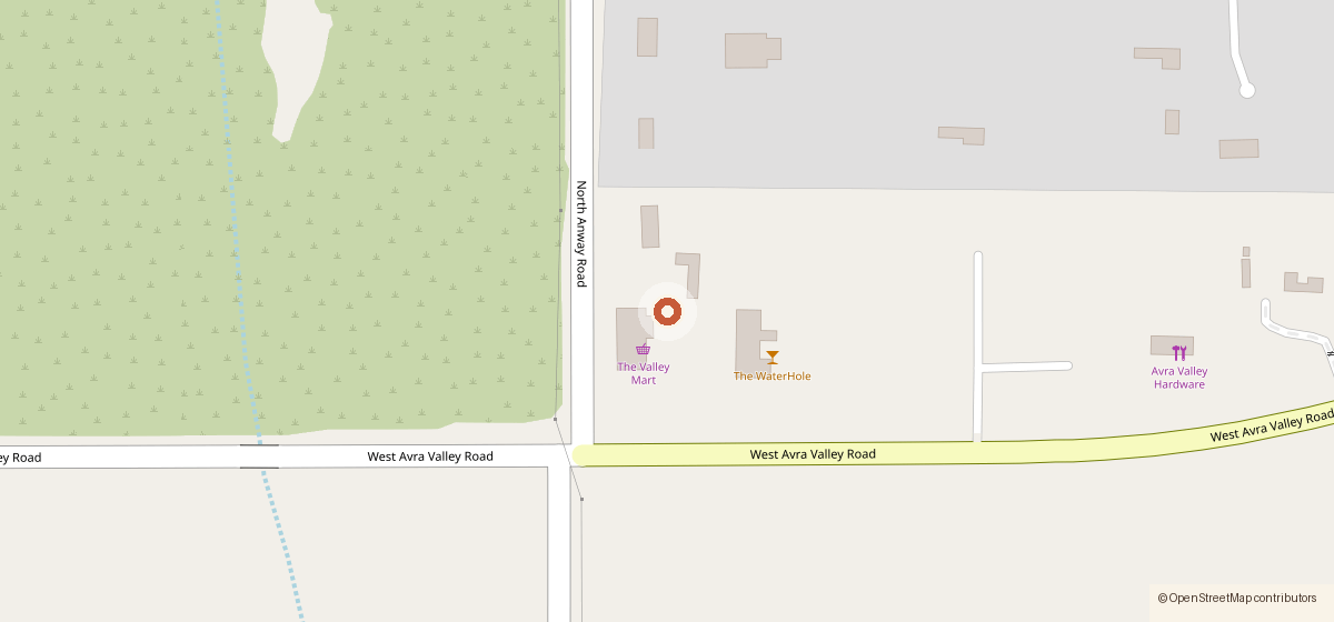 Map showing the location of Casa Rodriguez Restaurant & Super Market, 16560 W. Avra Valley Road