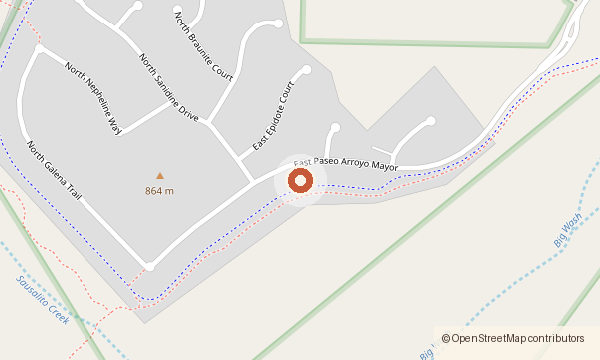 Map showing 12098 N. Shore Cliff Drive
