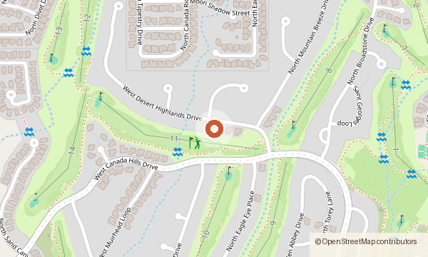 Map showing 1366 E. Paseo Arroyo Mayor