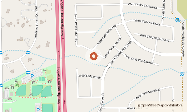 Map showing 2235 E. Thunderchief Drive
