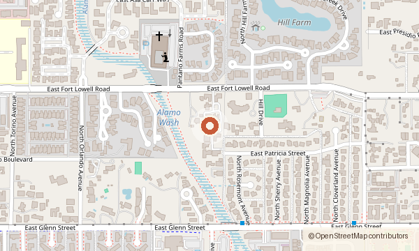 Map showing 2901 E. Adams St.