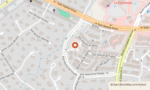 Map showing 1331 E. Thunderhead Circle